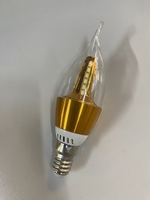 Bóng nến râu 5W- E14 Led 3 màu ánh sáng